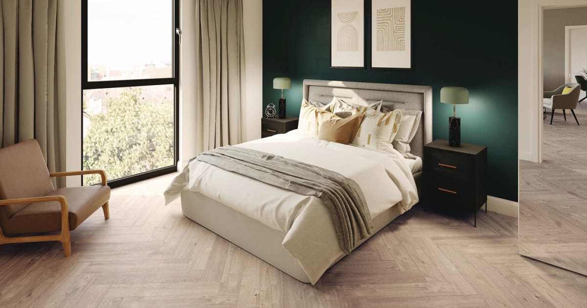 Scandi Oak in Parquet CP05 | Click vinyl flooring from Amtico